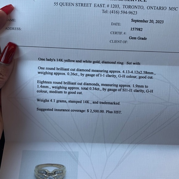 White gold Diamond Ring - Picture 5 of 10